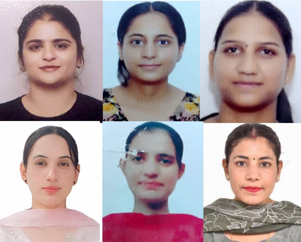Khalsa College Garhshankar students compete in the merit list of Panjab University
